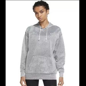 Nike Women's Medium Like New Icon Sky Dye Pullover Hoodie In Gray